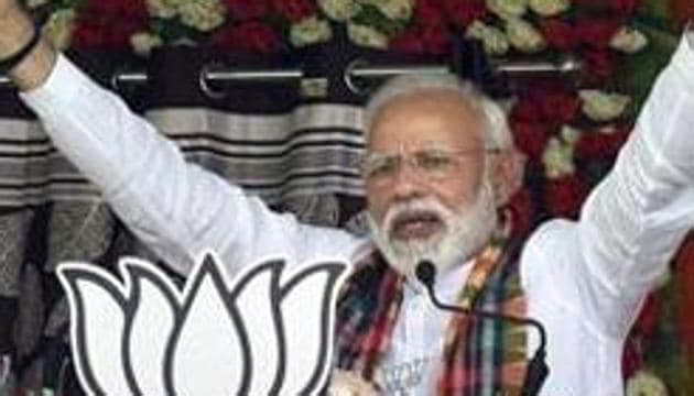 Lok Sabha elections 2019| PM Modi addresses public meeting in Imphal, Manipur (PTI) Lok Sabha elections 2019| PM Modi addresses public meeting in Imphal, Manipur (PTI)