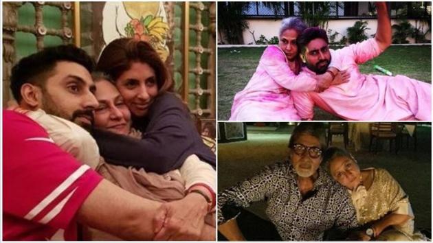 Jaya Bachchan is the happiest when she is with her family.