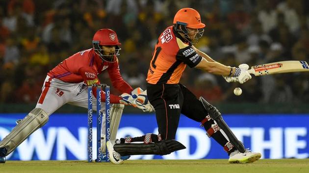 Sunrisers Hyderabad batsman Johny Bairstow (R) plays a shot. (AFP) Sunrisers Hyderabad batsman Johny Bairstow (R) plays a shot. (AFP)