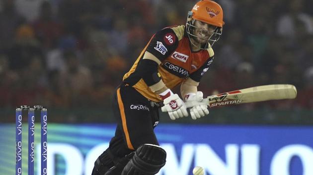 David Warner of Sunrisers Hyderabad bats during the IPL T20 cricket match. (AP) David Warner of Sunrisers Hyderabad bats during the IPL T20 cricket match. (AP)
