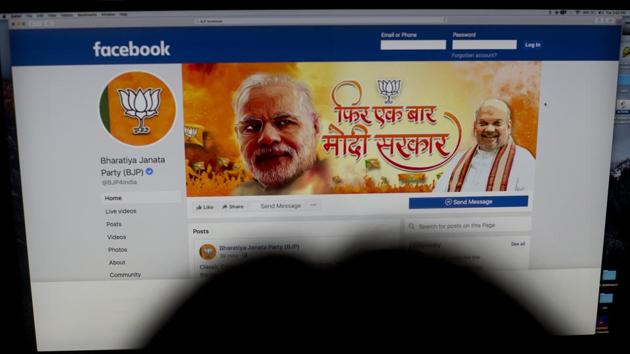40 teams of 30,000 people across the globe are keeping track of posts being shared on Facebook to scan for violations against hate speech and fake news; or that have potential to impact the elections in India. This workforce includes experts from across sectors such as cyber security and engineering across operational centres in Menlo Park, India, Dublin and Singapore. (Manish Swarup / AP File) 40 teams of 30,000 people across the globe are keeping track of posts being shared on Facebook to scan for violations against hate speech and fake news; or that have potential to impact the elections in India. This workforce includes experts from across sectors such as cyber security and engineering across operational centres in Menlo Park, India, Dublin and Singapore. (Manish Swarup / AP File)