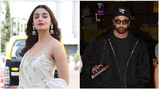 Alia Bhatt promoting Kalank in Mumbai and Ranbir Kapoor spotted at the airport.(Varinder Chawla)