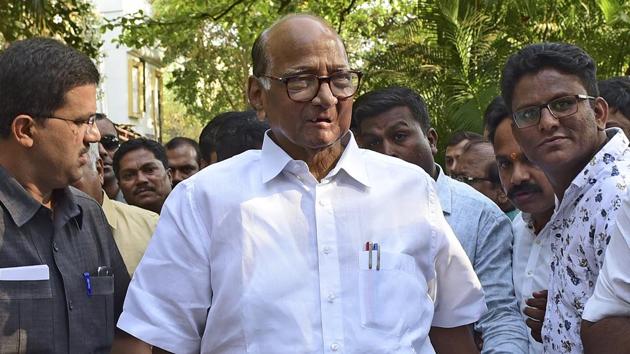 Nationalist Congress Party (NCP) chief Sharad Pawar said Prime Minister Narendra Modi was resorting to personally attacking opposition leaders. (Vijayanand Gupta/HT Photo) Nationalist Congress Party (NCP) chief Sharad Pawar said Prime Minister Narendra Modi was resorting to personally attacking opposition leaders. (Vijayanand Gupta/HT Photo)