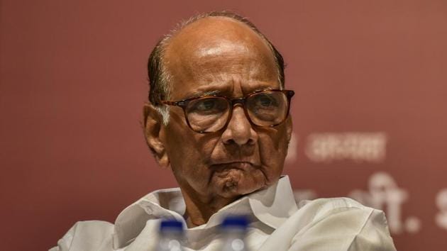 Nationalist Congress Party (NCP) chief, Sharad Pawar, played a key role to bring the Opposition together and take on the Bharatiya Janata Party (BJP) in the upcoming general elections.(Kunal Patil/HT Photo)