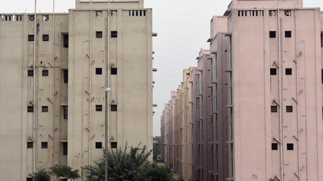 Of the 3,655 returned flats put up on sale on a first-come, first-served basis (first scheme launched in January), 1,700 are in Narela. (Amal KS/HT File PHOTO) Of the 3,655 returned flats put up on sale on a first-come, first-served basis (first scheme launched in January), 1,700 are in Narela. (Amal KS/HT File PHOTO)