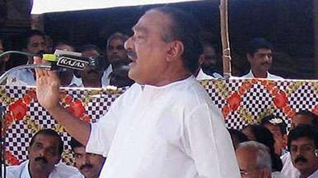 Former Kerala minister K M Mani died on Tuesday at the age of 86.(HT FILE PHOTO) Former Kerala minister K M Mani died on Tuesday at the age of 86.(HT FILE PHOTO)