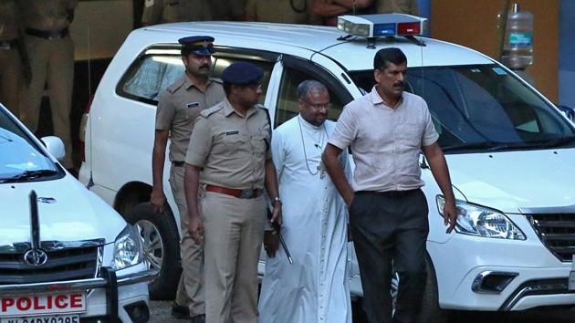 A special investigation team of the Kerala police filed a chargesheet against Franco Mulakkal, a former Bishop of the Jalandhar diocese who is accused of rape. In June last year, the survivor, then 43, complained to the police that Mulakkal raped her 13 times between 2014 and 2016. When the police failed to arrest him, five other nuns staged a sit-in protest in Kochi. (Sivaram V / REUTERS File)