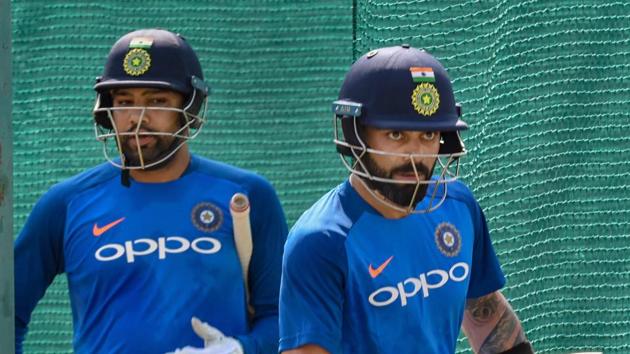 File image of Virat Kohli, Rohit Sharma(PTI)