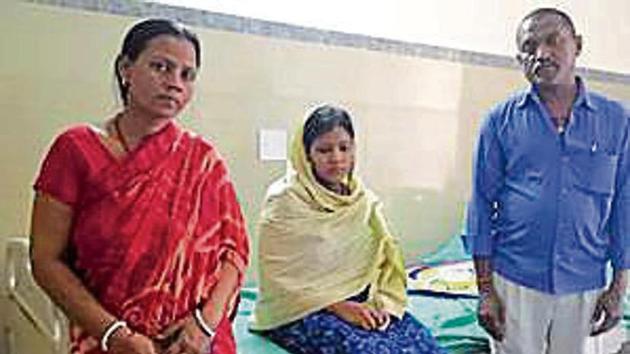 About two months after CRPF jawan Ratan Thakur from Ratanpur village in Bhagalpur died in the Pulwama attack, his wife Rajnandini Devi gave birth to a son on April 6. (HT Photo) About two months after CRPF jawan Ratan Thakur from Ratanpur village in Bhagalpur died in the Pulwama attack, his wife Rajnandini Devi gave birth to a son on April 6. (HT Photo)