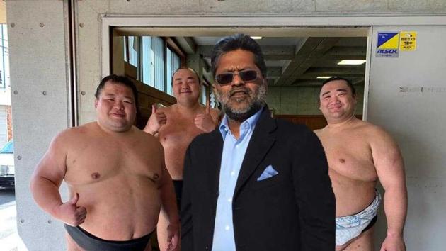 The photo posted by Lalit Modi on social media. The photo posted by Lalit Modi on social media.