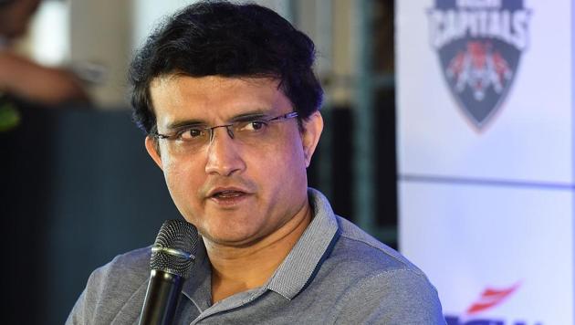 Delhi Capitals special adviser Sourav Ganguly speaks at a press conference. (AFP) Delhi Capitals special adviser Sourav Ganguly speaks at a press conference. (AFP)