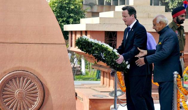 Former Prime Minister David Cameron visited the garden in 2013 and laid a wreath in memory of the dead and called the murders a “deeply shameful event” but stopped short of a full apology(Reuters)