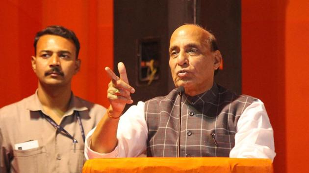 Union Home Minister Rajnath Singh(HT File)