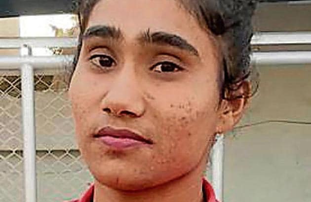 Renu, 20, a student of Khalsa College for Women, Civil Lines(HT)