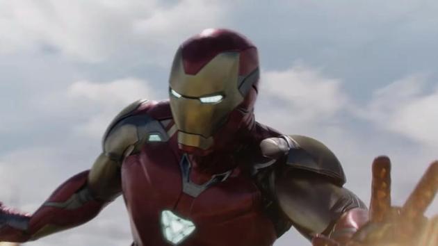 Iron Man in a still from the Avengers: Endgame trailer.