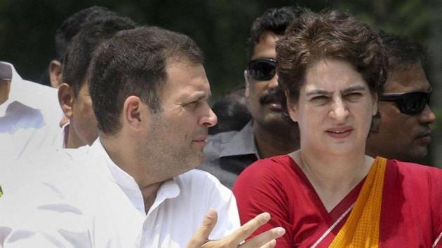 Rahul’s team took to social media to list to his credit a long list of development projects implemented and works carried out by him in Amethi over the years (PTI Photo) Rahul’s team took to social media to list to his credit a long list of development projects implemented and works carried out by him in Amethi over the years (PTI Photo)