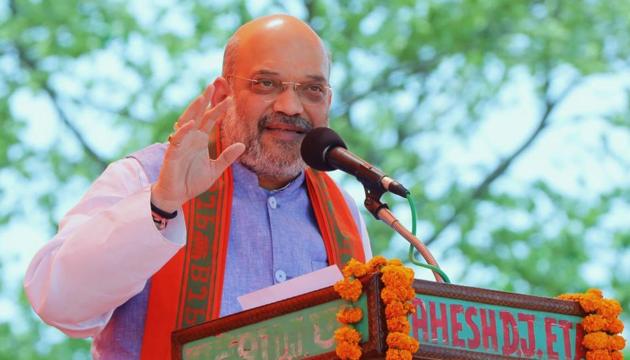 Bharatiya Janata Party National president Amit Shah at an election rally in Kalimpong on Thursday accused Mamata Banerjee of adopting repressive measures against Gorkhas. (ANI) Bharatiya Janata Party National president Amit Shah at an election rally in Kalimpong on Thursday accused Mamata Banerjee of adopting repressive measures against Gorkhas. (ANI)