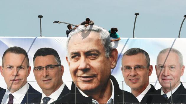 Netanyahu fought the election on his time-tested platform of security and being the flag-bearer of protecting Israel from internal and external threats(REUTERS) Netanyahu fought the election on his time-tested platform of security and being the flag-bearer of protecting Israel from internal and external threats(REUTERS)