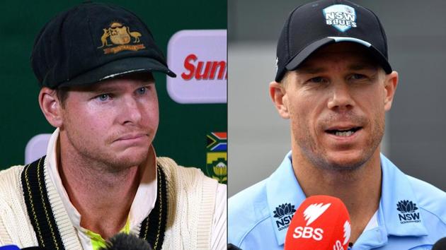 File image of Steve Smith, David Warner(AFP)