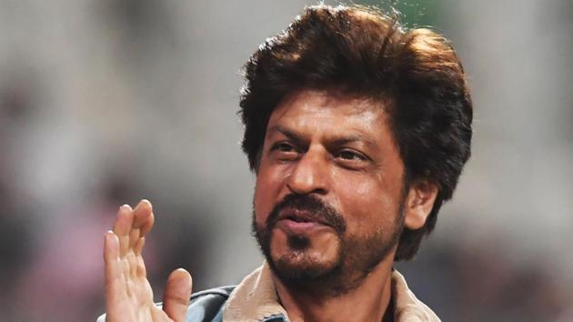 Bollywood actor and co-owner of Kolkata Knight Riders Shah Rukh Khan greets spectators after the Indian Premier League (IPL) Twenty20 cricket match between Kolkata Knight Riders and Sunrisers Hyderabad at the Eden Gardens Stadium. (AFP)