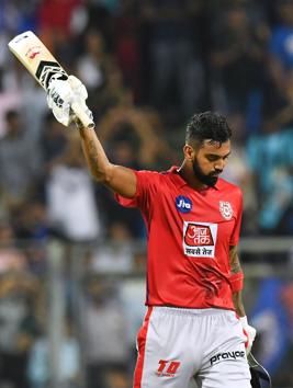 KL Rahul remained unbeaten on 100 from 64 balls as KXIP posted 197/4 in 20 overs. (AFP) KL Rahul remained unbeaten on 100 from 64 balls as KXIP posted 197/4 in 20 overs. (AFP)