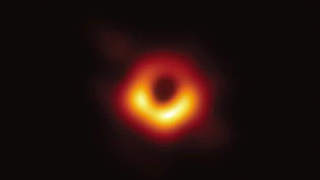 The first-ever photo of a black hole, taken using a global network of telescopes, as part of the Event Horizon Telescope project(REUTERS) The first-ever photo of a black hole, taken using a global network of telescopes, as part of the Event Horizon Telescope project(REUTERS)