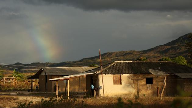 A house stands at the community of Maturuca. Brazil’s 900,000 indigenous people make up less than 1% of the population and live on reservations that account for 13 percent of the territory. Bolsonaro says they live in abject poverty and hunger and should be assimilated instead of being confined to reservations like “zoo animals.” (Bruno Kelly / REUTERS)