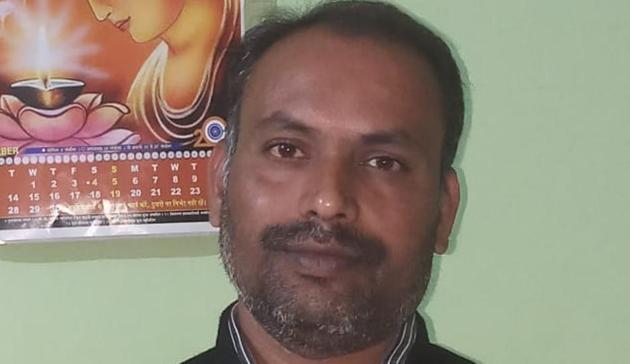 Akash Sable (40), Dalit activist(HT PHOTO)