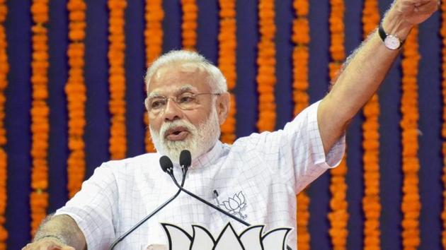 “When the infrastructure of roads and Railways doubles, it connects every Indian. Development can never be seen through the narrow prism of votebank politics,” the PM said.(PTI FILE PICTURE) “When the infrastructure of roads and Railways doubles, it connects every Indian. Development can never be seen through the narrow prism of votebank politics,” the PM said.(PTI FILE PICTURE)