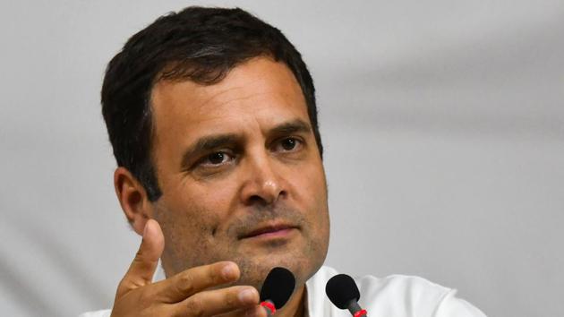 Congress president Rahul Gandhi has said that if the party comes to power it will roll out a minimum income guarantee scheme for the poor.(AFP file)
