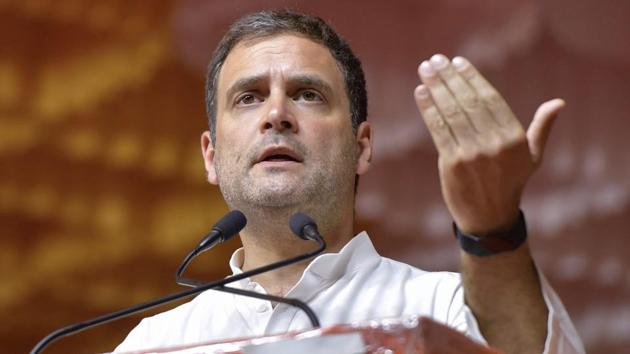 Rahul Gandhi accused PM Modi of using demonetisation as a ruse.(PTI file photo)