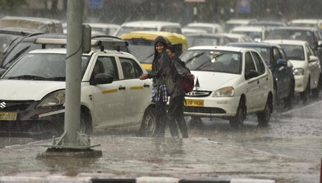 Rain and thundershowers lash parts of Delhi-NCR, India. (HT file photo) Rain and thundershowers lash parts of Delhi-NCR, India. (HT file photo)