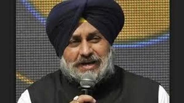 Sukhbir Singh Badal(HT File)