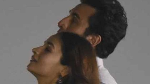 Actors Ranbir Kapoor and Alia Bhatt click a selfie at Sangam in Kumbh Mela. Actors Ranbir Kapoor and Alia Bhatt click a selfie at Sangam in Kumbh Mela.