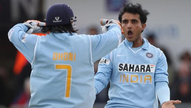 File image of Sourav Ganguly, MS Dhoni (Getty Images) File image of Sourav Ganguly, MS Dhoni (Getty Images)