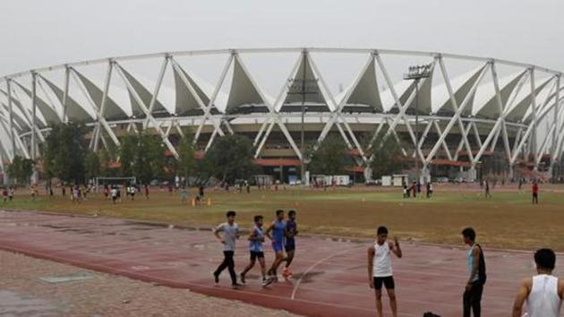 Representative image - Jawahar Lal Nehru Stadium in New Delhi. (Hindustan Times) Representative image - Jawahar Lal Nehru Stadium in New Delhi. (Hindustan Times)