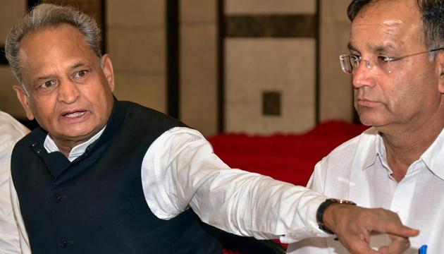 The Rajasthan chief minister alleged that the Modi government had passed five years making catch phrases. (PTI PHOTO) The Rajasthan chief minister alleged that the Modi government had passed five years making catch phrases. (PTI PHOTO)