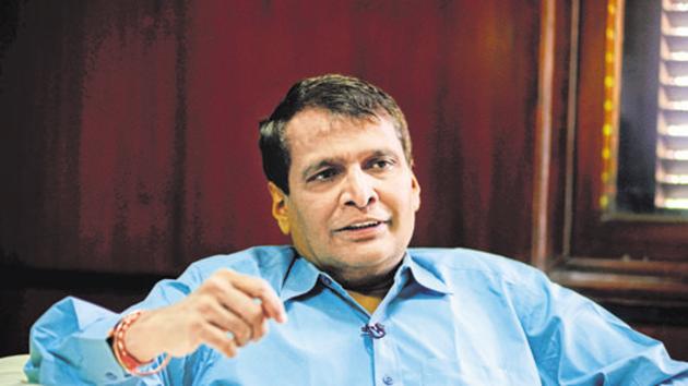 “The strategic disinvestment of Air India has been deferred for some time due to adverse market conditions and no bidders had shown interest,” says Suresh Prabhu(PRADEEP GAUR/MINT)