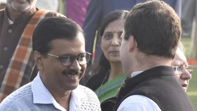 A fresh round of talks will be held between the Aam Aadmi Party and the Congress Wednesday. (HT File Photo) A fresh round of talks will be held between the Aam Aadmi Party and the Congress Wednesday. (HT File Photo)