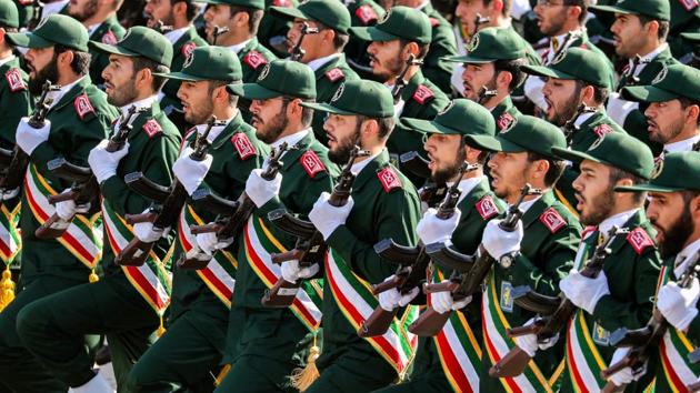 Iran’s parliament approved the outlines of a bill to retaliate for the US designation of the Revolutionary Guards Corp as a terrorist organization, Ali Najafi-Khoshroudi, spokesman for parliament’s National Security and Foreign Policy Commission, was cited as saying by the official Islamic Republic News Agency.(AFP)