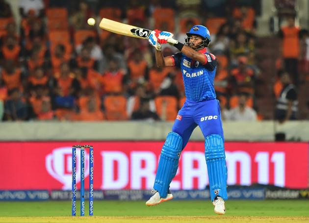 Hyderabad: Delhi Capitals (DC) batsman Shreyas Iyer plays a shot during the Indian Premier League 2019 (IPL T20) cricket match between Sunrisers Hyderabad (SH) and Delhi Capitals (DC) at Rajiv Gandhi International Stadium in Hyderabad. (PTI)