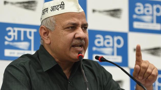 Delhi’s deputy chief minister Manish Sisodia(Sonu Mehta/HT File PHOTO)