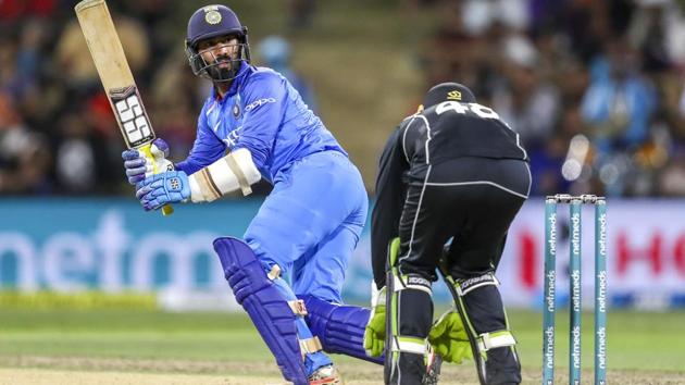 Dinesh Karthik has been deemed a better wicketkeeper by the selectors (although, if that is the case, it is hard to explain how Pant is India’s Test wicketkeeper ahead of him). But he does bring a great deal of variety to the table (AP) Dinesh Karthik has been deemed a better wicketkeeper by the selectors (although, if that is the case, it is hard to explain how Pant is India’s Test wicketkeeper ahead of him). But he does bring a great deal of variety to the table (AP)