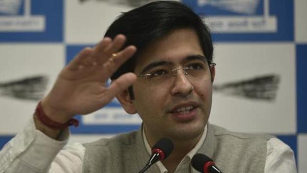 Raghav Chadha is the Aam Aadmi Party candidate from the South Delhi Lok Sabha seat. (Biplov Bhuyan/HT PHOTO) Raghav Chadha is the Aam Aadmi Party candidate from the South Delhi Lok Sabha seat. (Biplov Bhuyan/HT PHOTO)