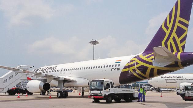 Vistara UK987 flying from New Delhi to Mumbai landed at the airport at 3.15 pm(File Photo)