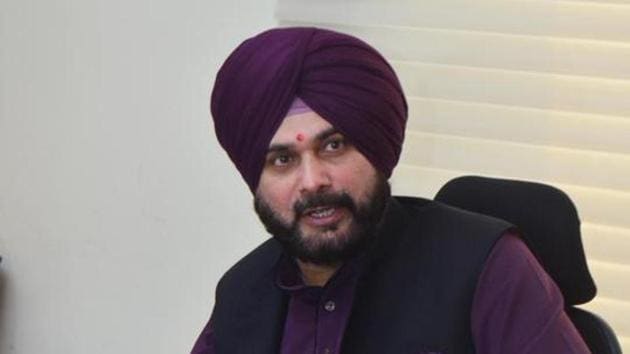 Sidhu’s comments drew an angry response from BJP which alleged that it was in the Congress’ DNA to divide the people.(Sameer Sehgal/Hindustan Times)