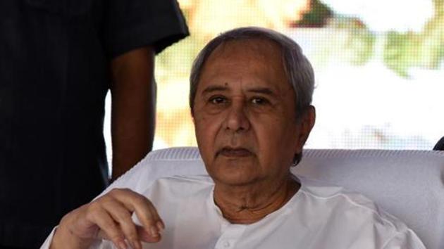 Odisha chief minister Naveen Patnaik’s convoy was attacked with eggs and stones while he was campaigning for the Lok Sabha election in Bolangir on Monday evening, police said.(Arabinda Mahapatra)