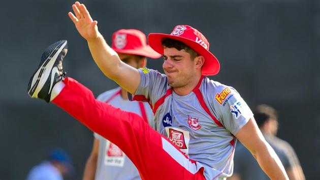 Kings XI Punjab player Moises Henriques picked up an injury ahead of the IPL 2019 game against Rajasthan Royals.(PTI)