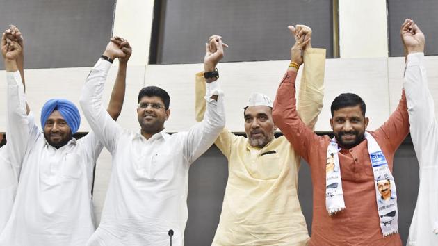 Haryana has 10 Lok Sabha seats. The AAP has shown preference for six seats, out of which it will likely pick three. (HT PHOTO) Haryana has 10 Lok Sabha seats. The AAP has shown preference for six seats, out of which it will likely pick three. (HT PHOTO)