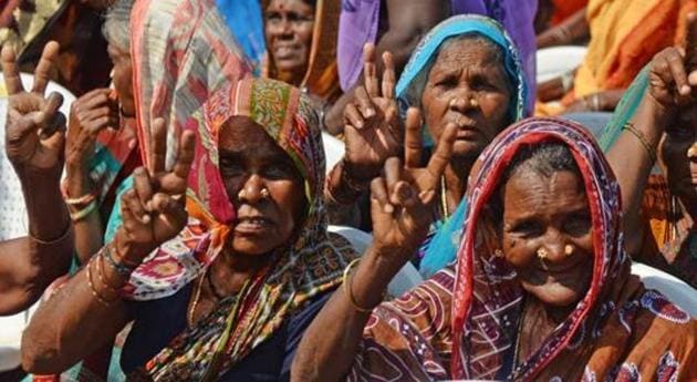 Supporters at a BJP rally in Chennai. which goes to polls on April 18. (AFP file p) Supporters at a BJP rally in Chennai. which goes to polls on April 18. (AFP file p)